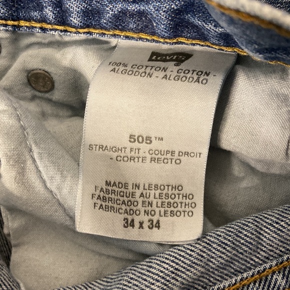 Levi’s 505 jeans 34x32 - Picture 6 of 7